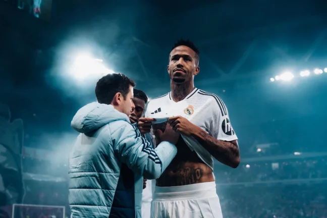 Eder Militao lors de LOSC-Real Madrid (Le Journal du Real/Alexis Lehnen)