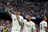 Joselu et Carvajal la saison passée face à Cadiz (Photo by Florencia Tan Jun/Getty Images) Real Madrid