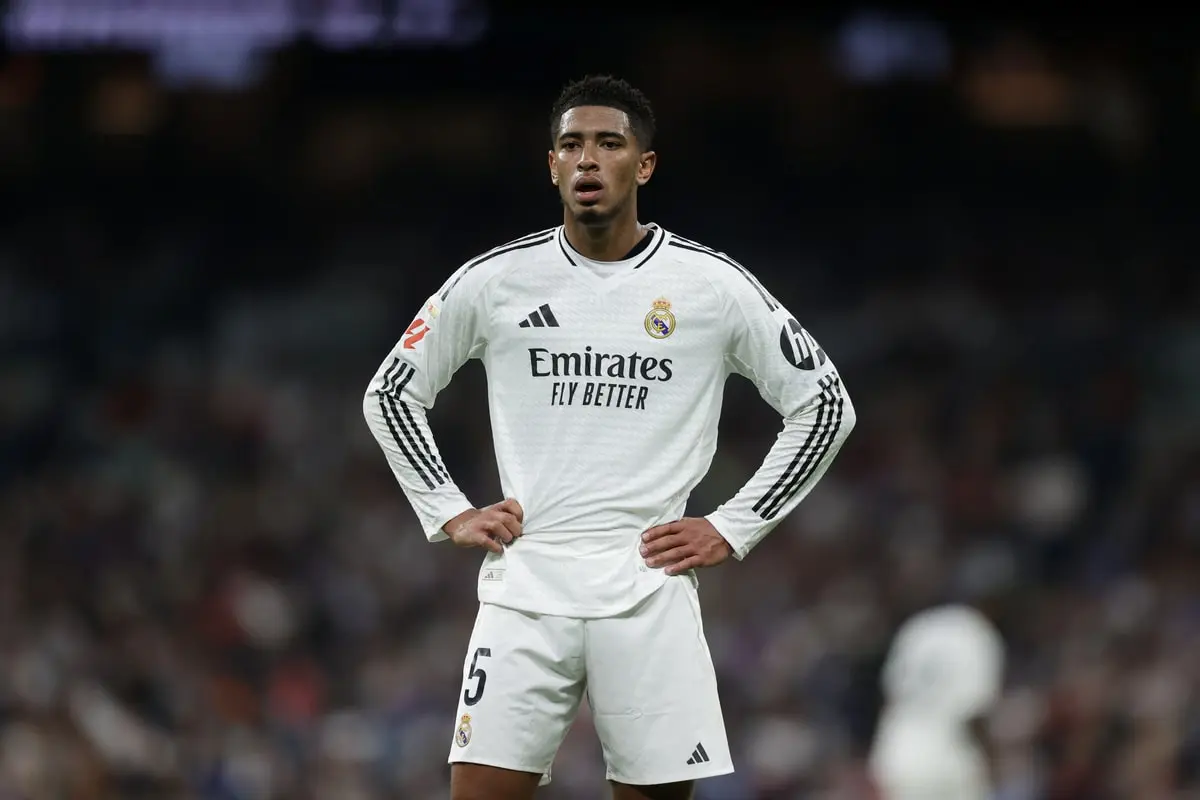 Jude Bellingham fatigué après un match avec le Real Madrid. (Photo by Gonzalo Arroyo Moreno/Getty Images)