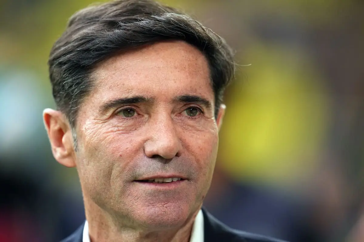 Marcelino espère obtenir un résultat au Bernabéu face au Real Madrid (Photo by Aitor Alcalde/Getty Images)