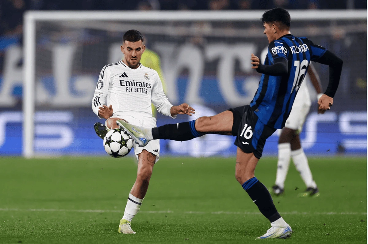 Dani Ceballos a joué un rôle prépondérant dans la victoire du Real Madrid à Bergame (realmadrid.com)