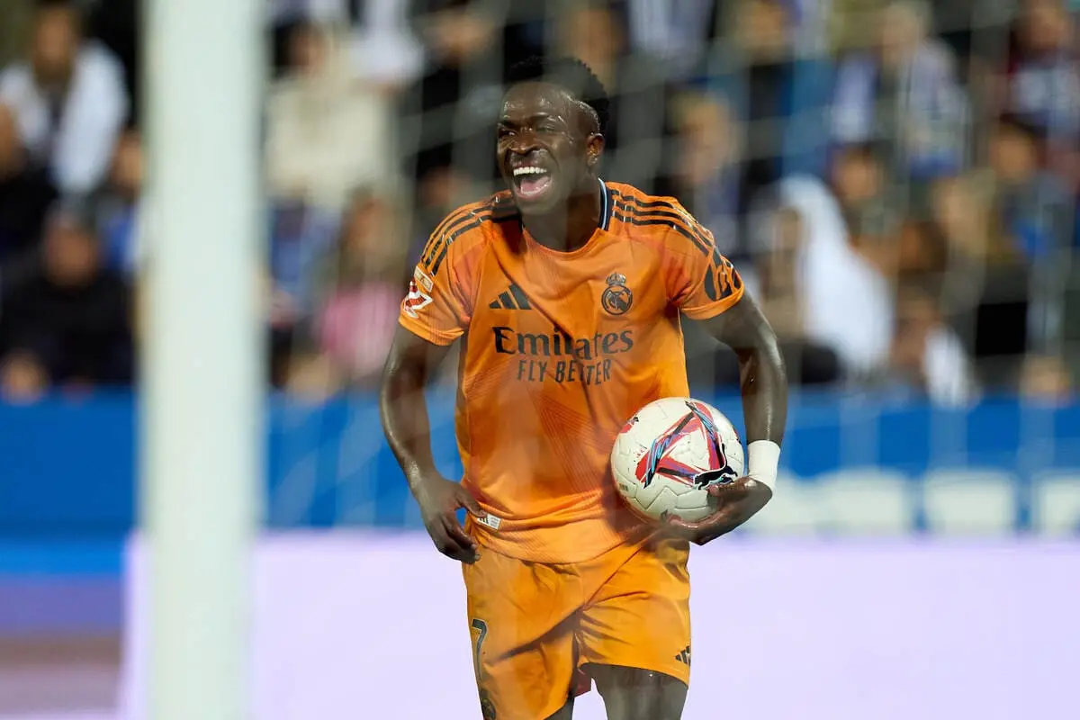 Vinicius Jr. buteur face à Leganes (Photo by Angel Martinez/Getty Images)