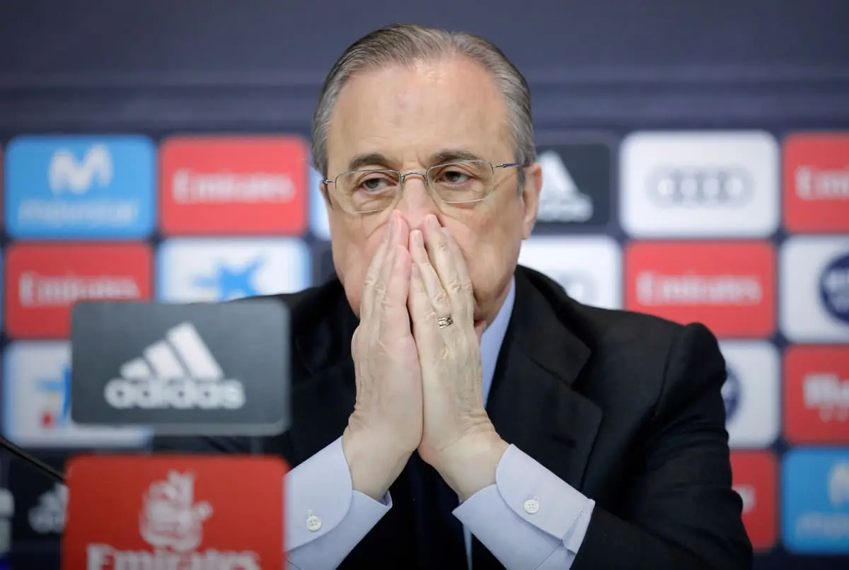 Real Madrid CF president Florentino Perez (Photo by Gonzalo Arroyo Moreno/Getty Images)