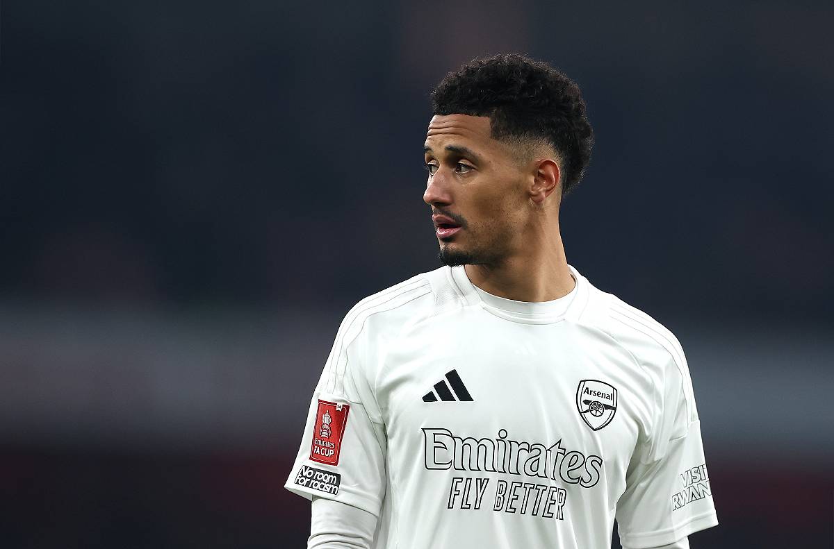 Le Real Madrid prêt à tenter sa chance pour Saliba (Photo by Alex PantlingGetty Images) Mercato