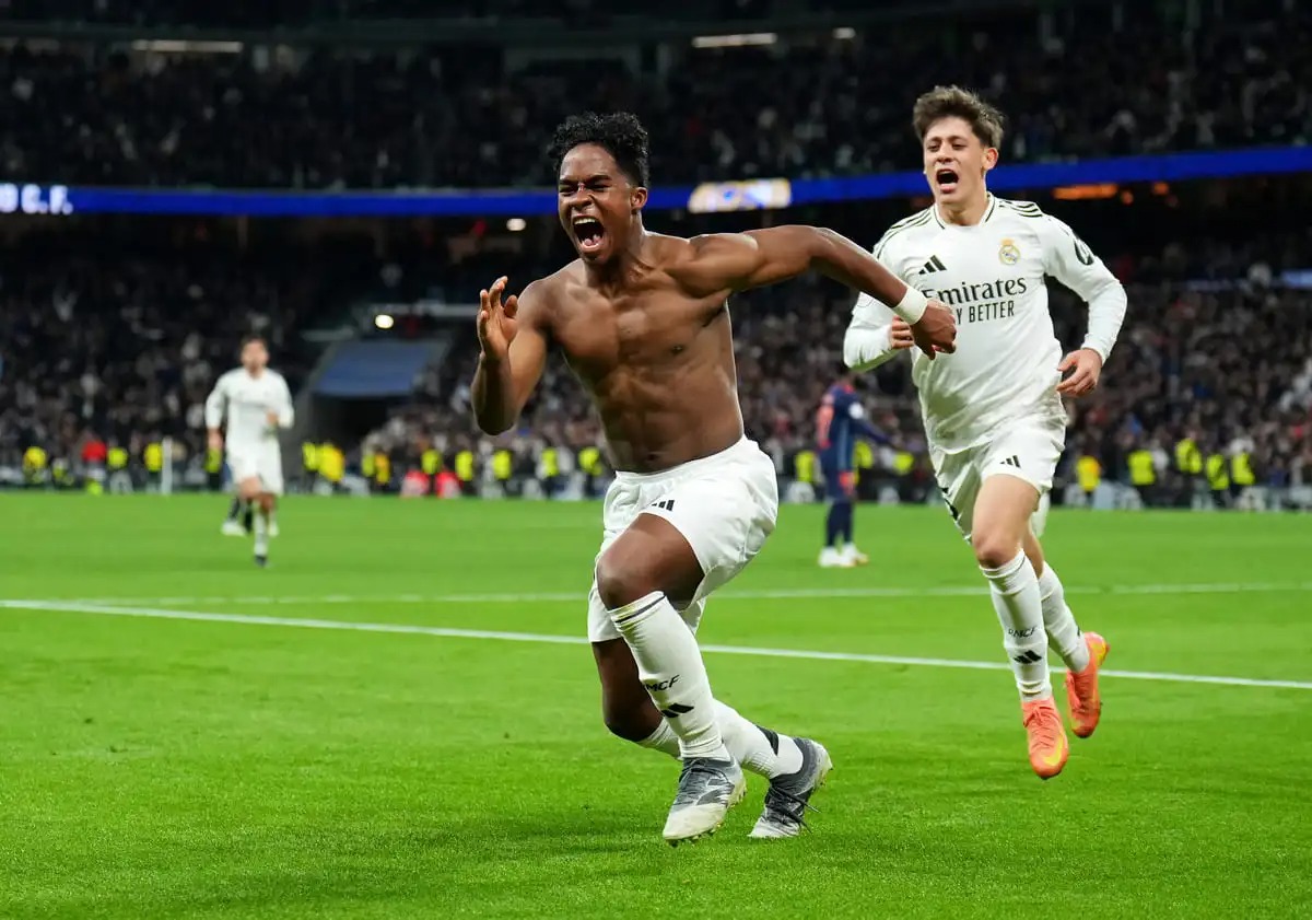 Endrick sauveur du Real Madrid face au Celta de Vigo. Getty images