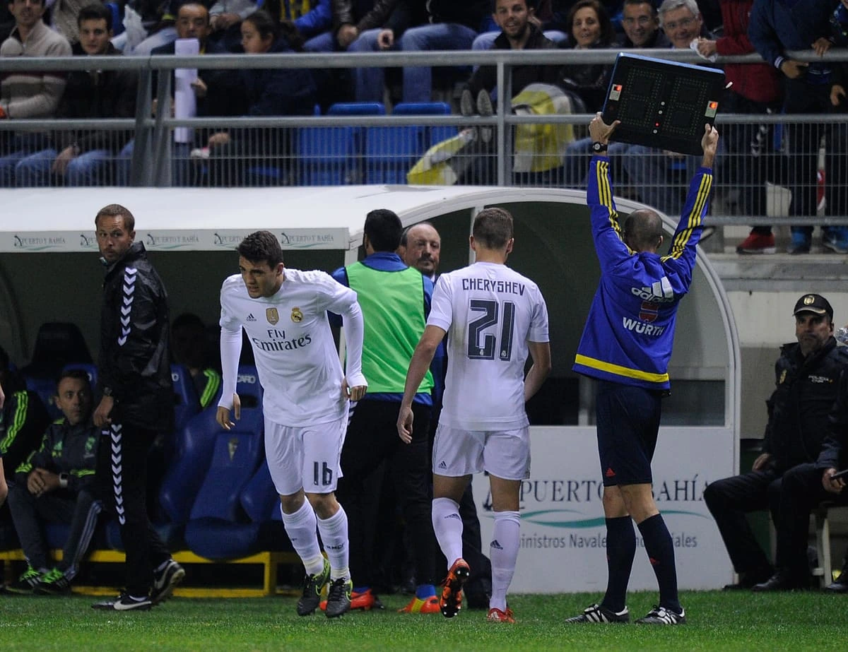 Denis Cheryshev, remplacé par Kovacic face à Cadiz, n’avait pas le droit de disputer cette rencontre(Photo by Denis Doyle/Getty Images)
