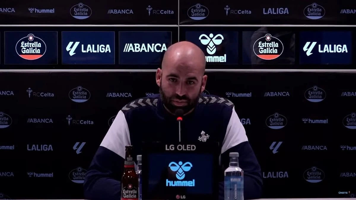 Claudio Giráldez, entraîneur du Celta Vigo (Chaîne Youtube du Celta Vigo)