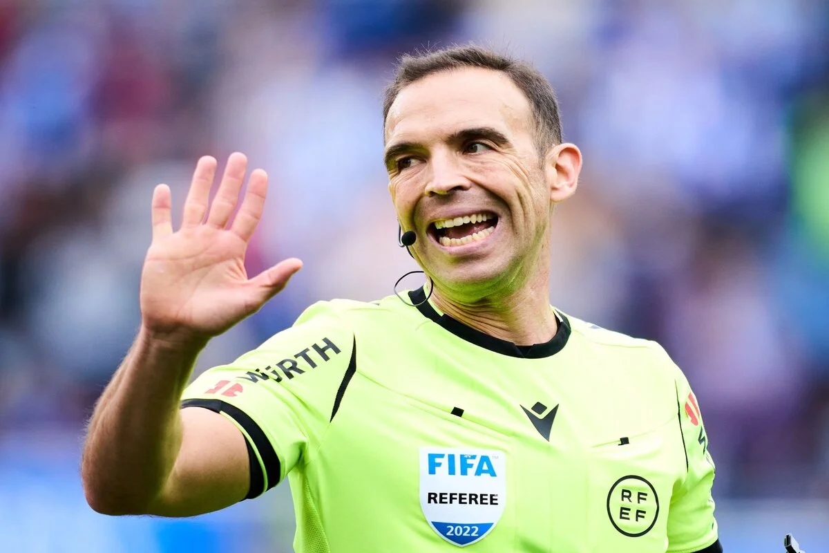 Cuadra Fernández, arbitre de Real Madrid - Girona. Getty Images