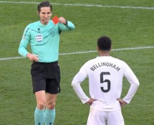 L'expulsion de Bellingham (DAZN)