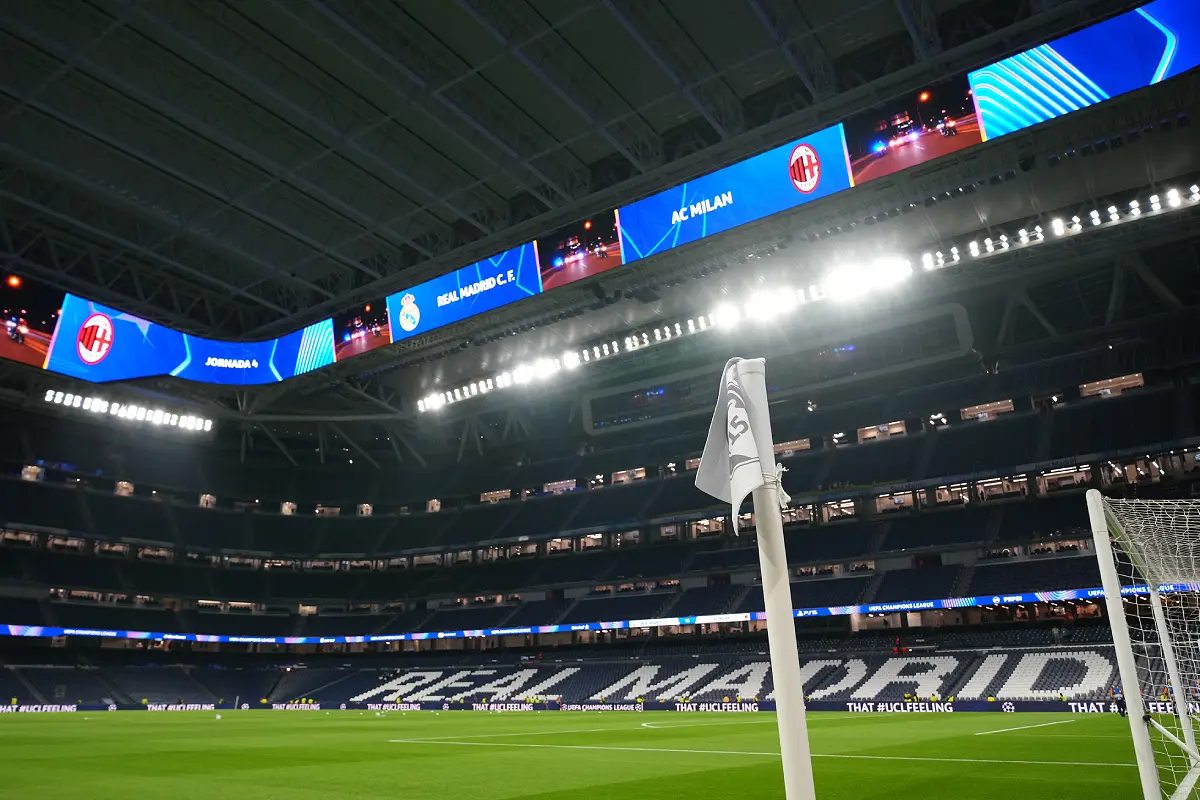 Le Bernabéu lors de la réception du Milan en novembre (Photo by Angel Martinez/Getty Images).