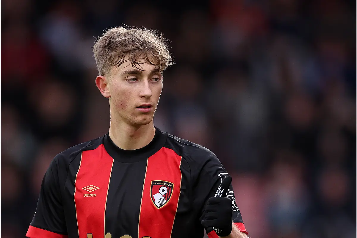 Huijsen lors du match face à Forest le 25 janvier (Photo by Warren Little/Getty Images).
