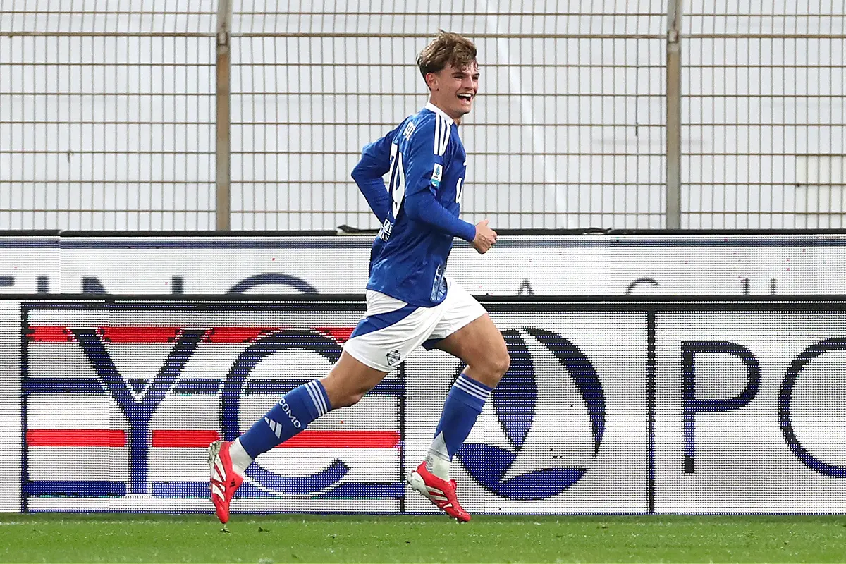 Nico Paz pourrait donc revenir au Real (Photo by Marco Luzzani/Getty Images).