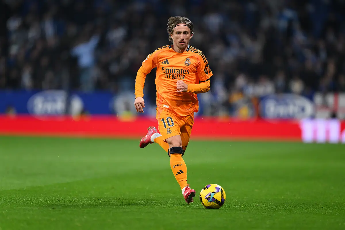 Luka Modric lors du match face à l'Espanyol (Photo by David Ramos/Getty Images).