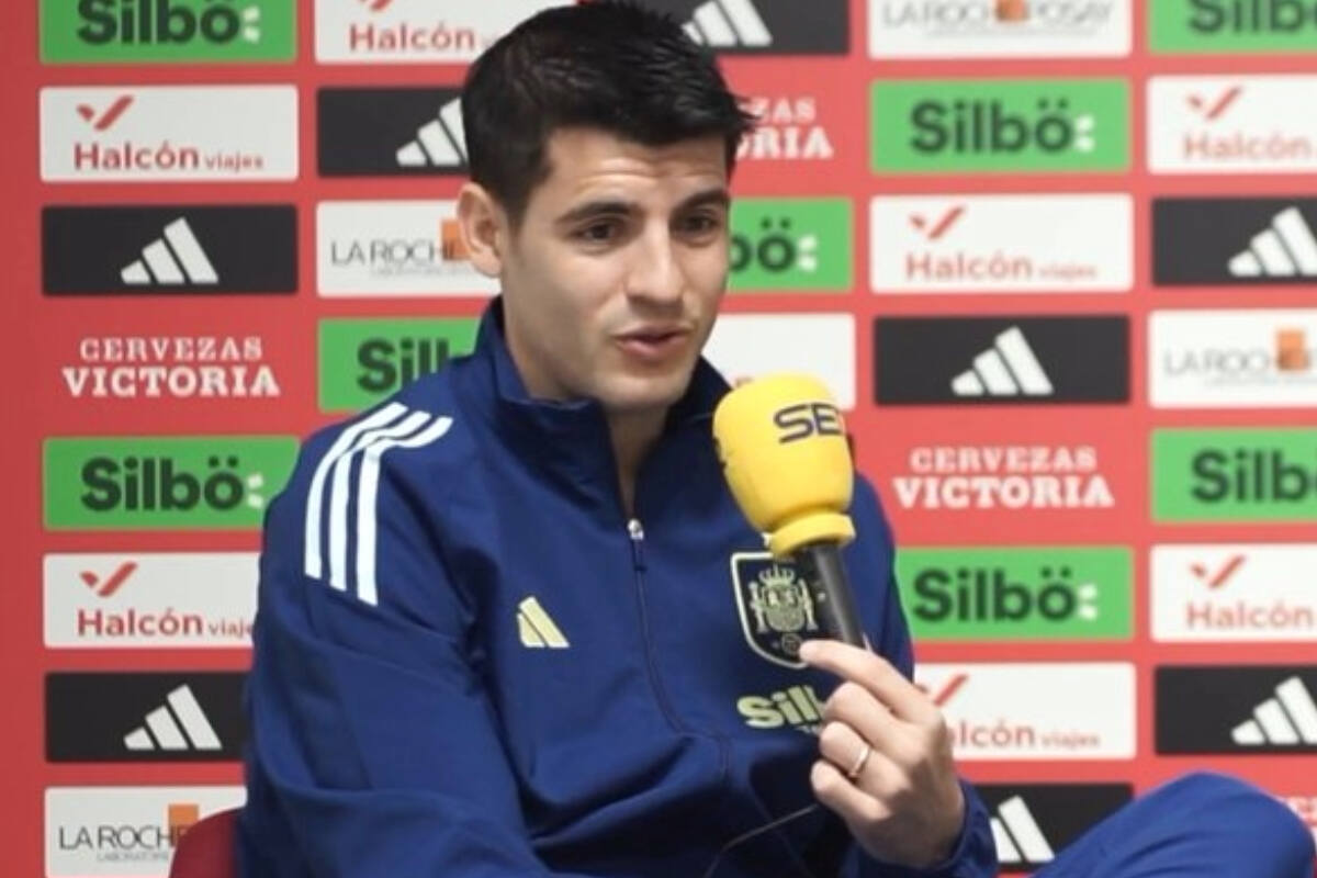 Álvaro Morata lors de son interview avec la Cadena Ser.