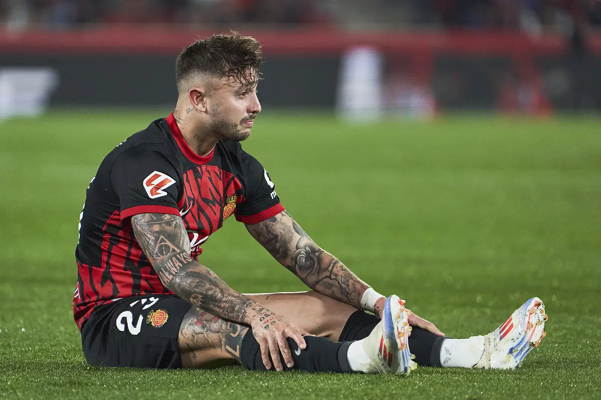 Pablo Maffeo le mois dernier avec Majorque (Photo by Rafa Babot/Getty Images).
