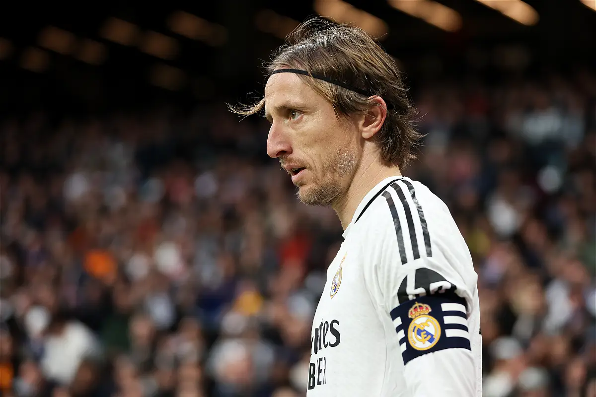 Luka Modric lors du match face au Rayo (Photo by Florencia Tan Jun/Getty Images).