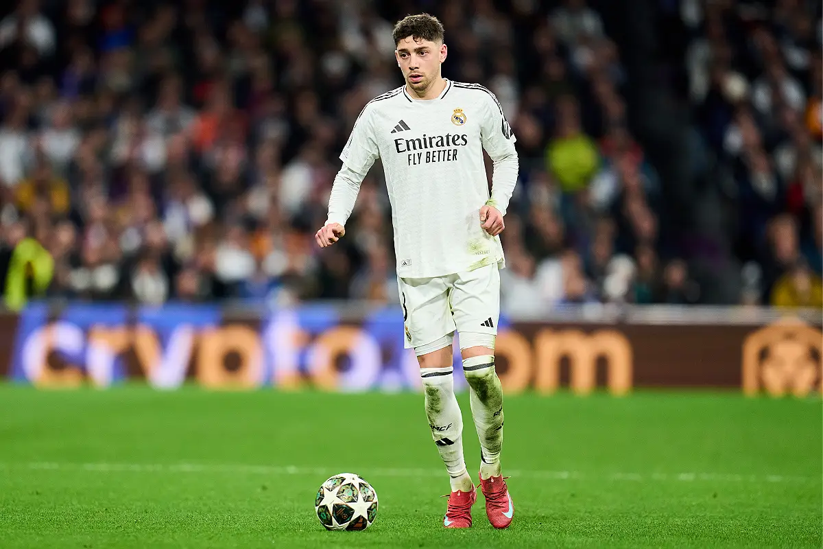 Valverde lors du match aller la semaine dernière (Photo by Aitor Alcalde/Getty Images).
