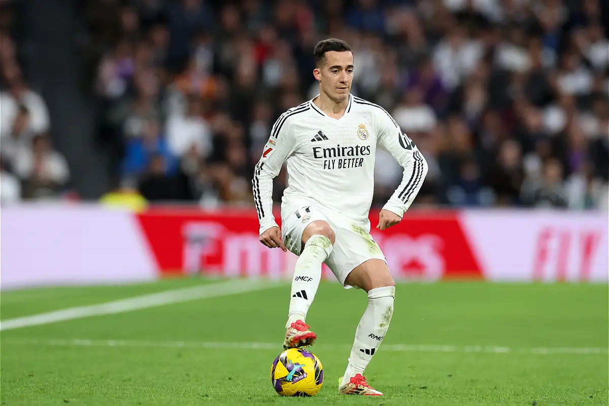 Lucas Vazquez lors du match face au Rayo (Photo by Florencia Tan Jun/Getty Images).