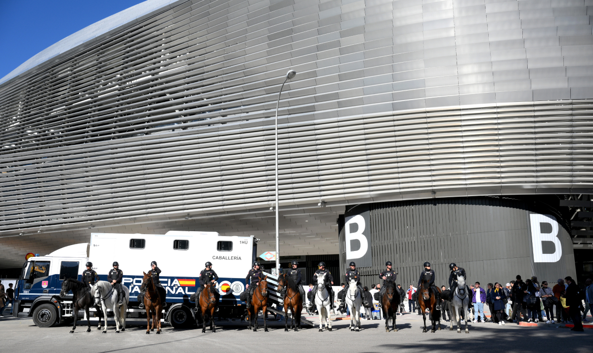 Derbi madrilène : redoublement du dispositif sécuritaire à Madrid (Photo by David Ramos/Getty Images)