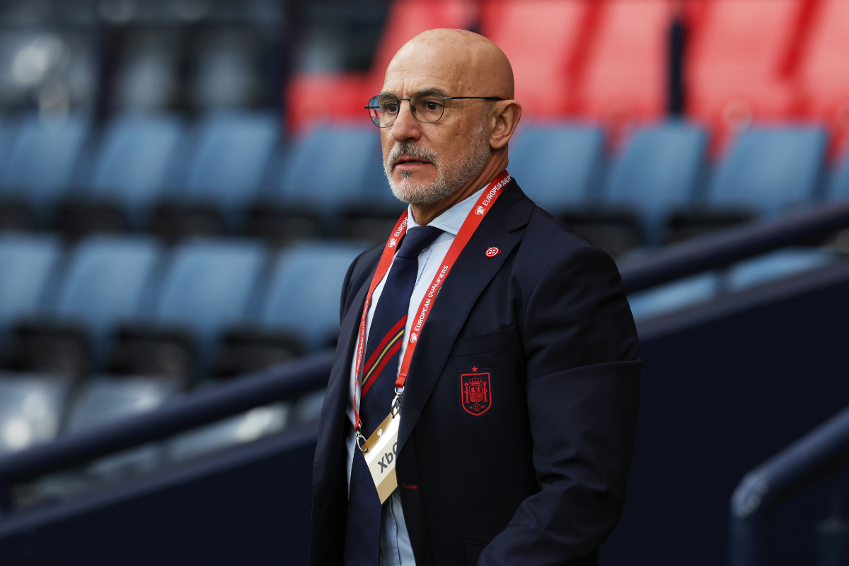 Luis de la Fuente défend Raúl Asencio : « Il a mérité d’aller en équipe nationale » (Photo by Ian MacNicol/Getty Images)