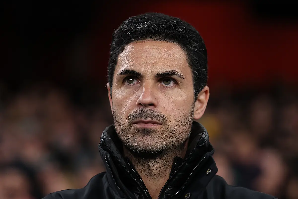 Arteta semble confiant avant d'affronter le Real Madrid (Photo by Ryan Pierse/Getty Images).