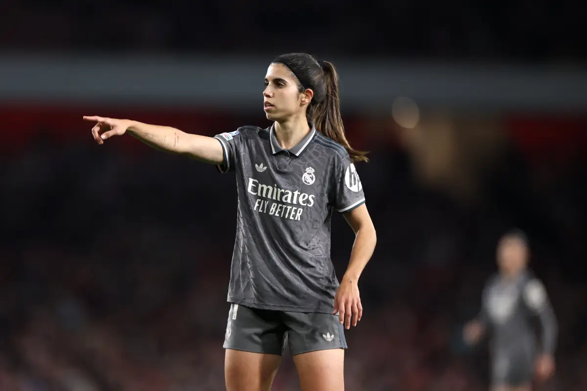 Alba Redondo sous les couleurs du Real Madrid (Photo by Alex Pantling/Getty Images).