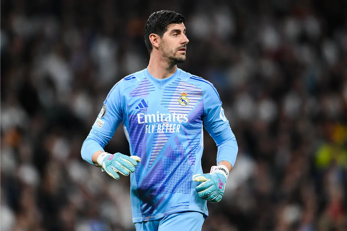 Courtois en Ligue des champions (Photo by David Ramos/Getty Images).