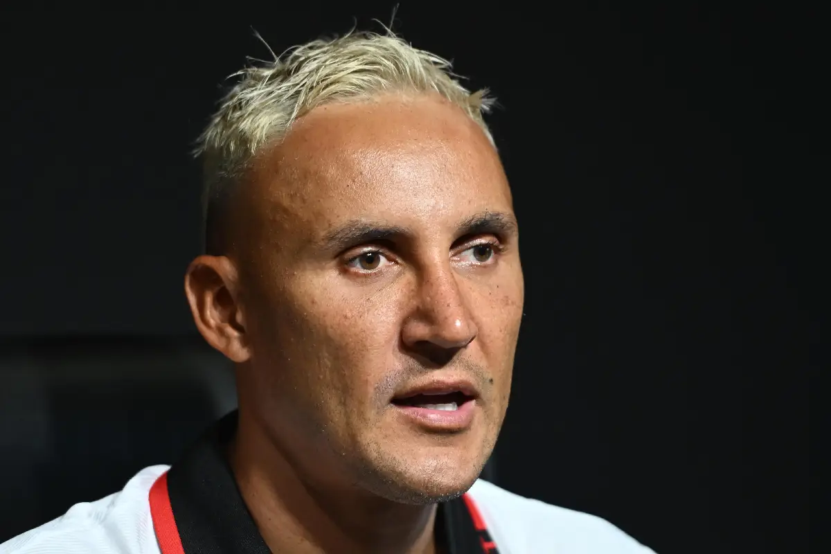 Navas lors de son arrivée au Newell's Old Boys (Photo by Luciano Bisbal/Getty Images).