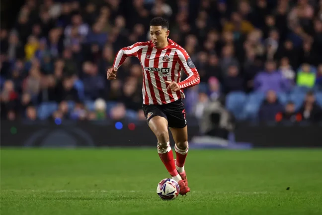 Jobe Bellingham en février dernier (Photo by George Wood/Getty Images).