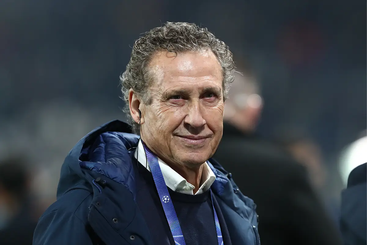 Jorge Valdano en Ligue des champions (Photo by Marco Luzzani/Getty Images).