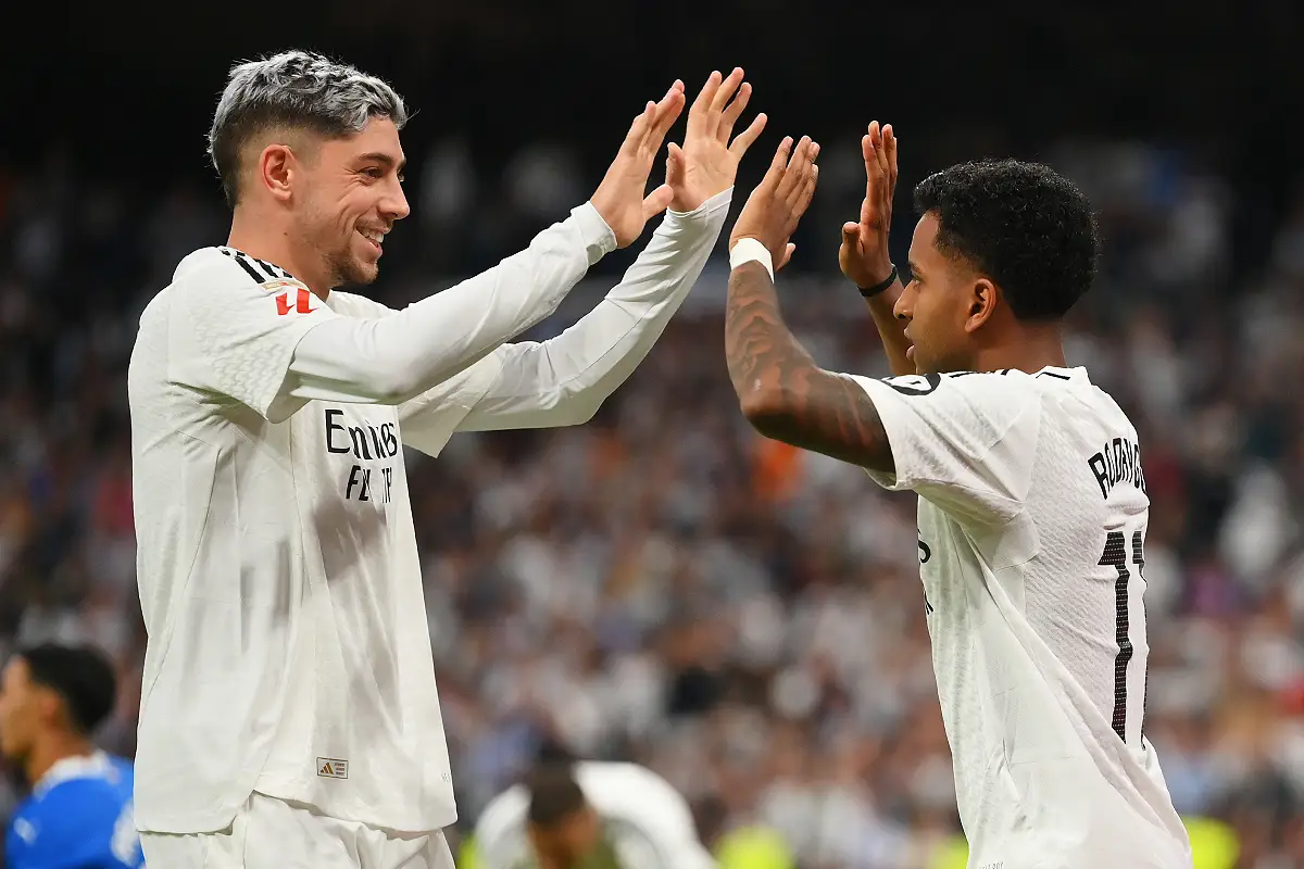 Valverde et Rodrygo ont également mis du temps à s'intégrer au Real Madrid (Photo by Denis Doyle/Getty Images).