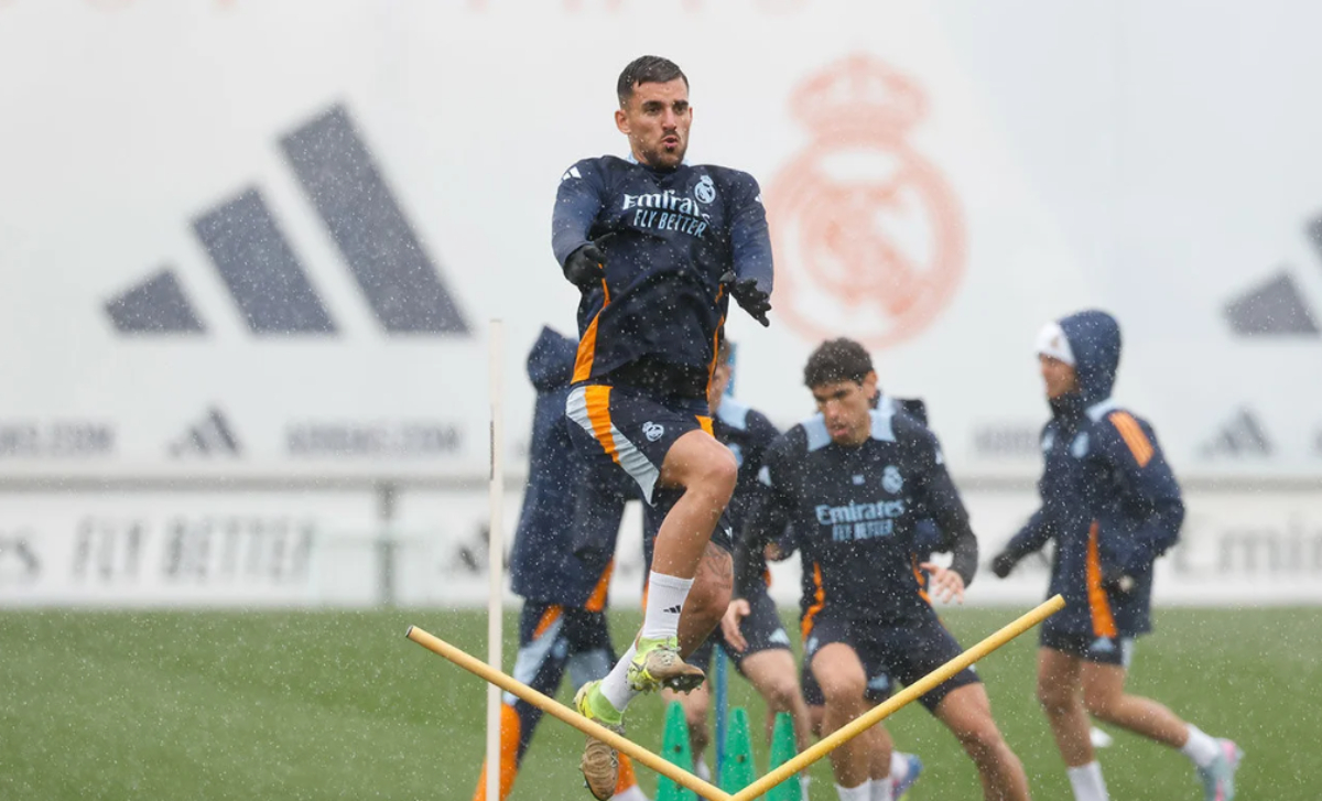 Dani Ceballos de retour à l’entraînement (realmadrid.com)