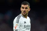 MADRID, SPAIN - DECEMBER 22: Dani Ceballos of Real Madrid looks on during the LaLiga match between Real Madrid CF and Sevilla FC at Estadio Santiago Bernabeu on December 22, 2024 in Madrid, Spain. (Photo by Angel Martinez/Getty Images)