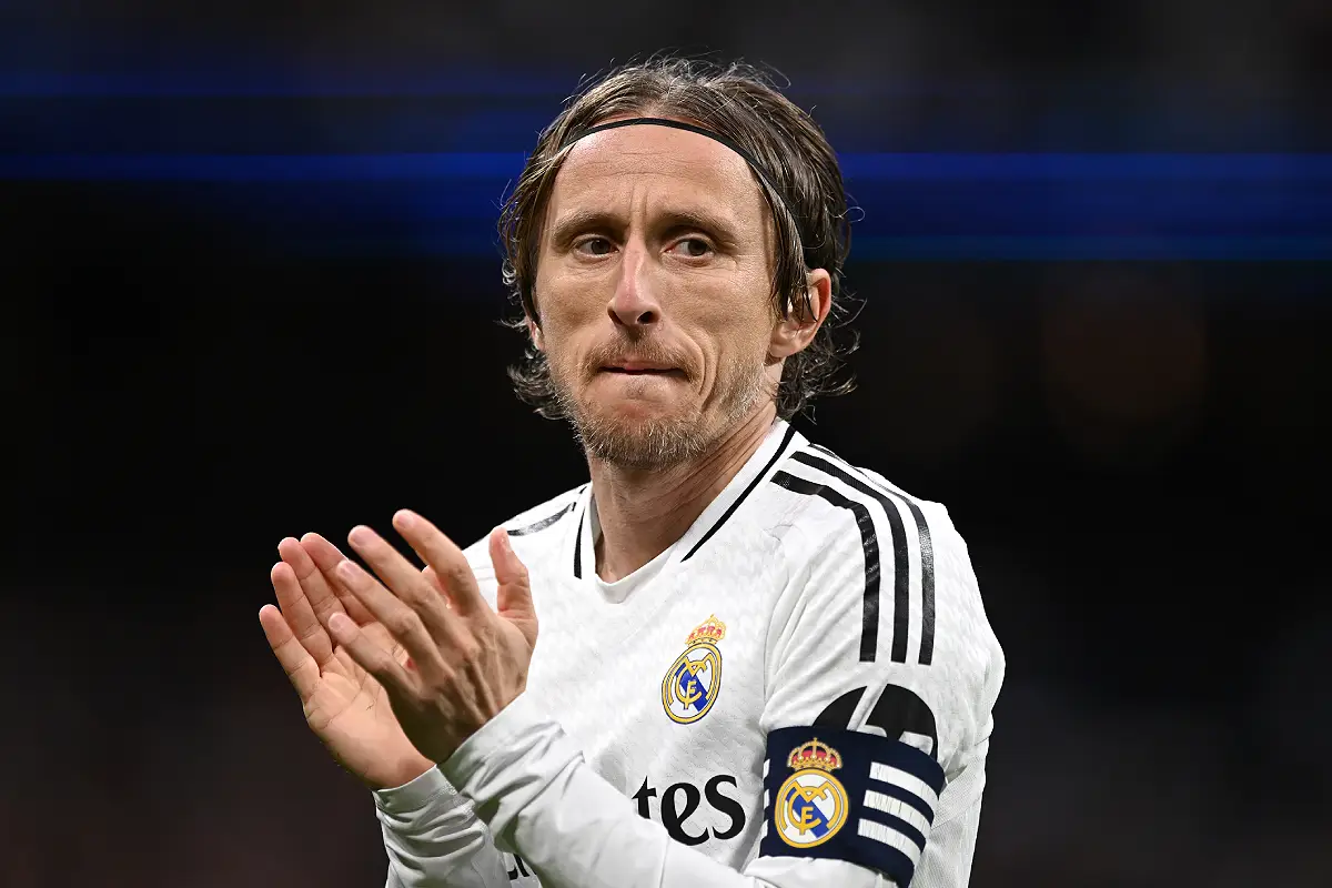Luka Modric en Liga le 23 février (Photo by Denis Doyle/Getty Images).