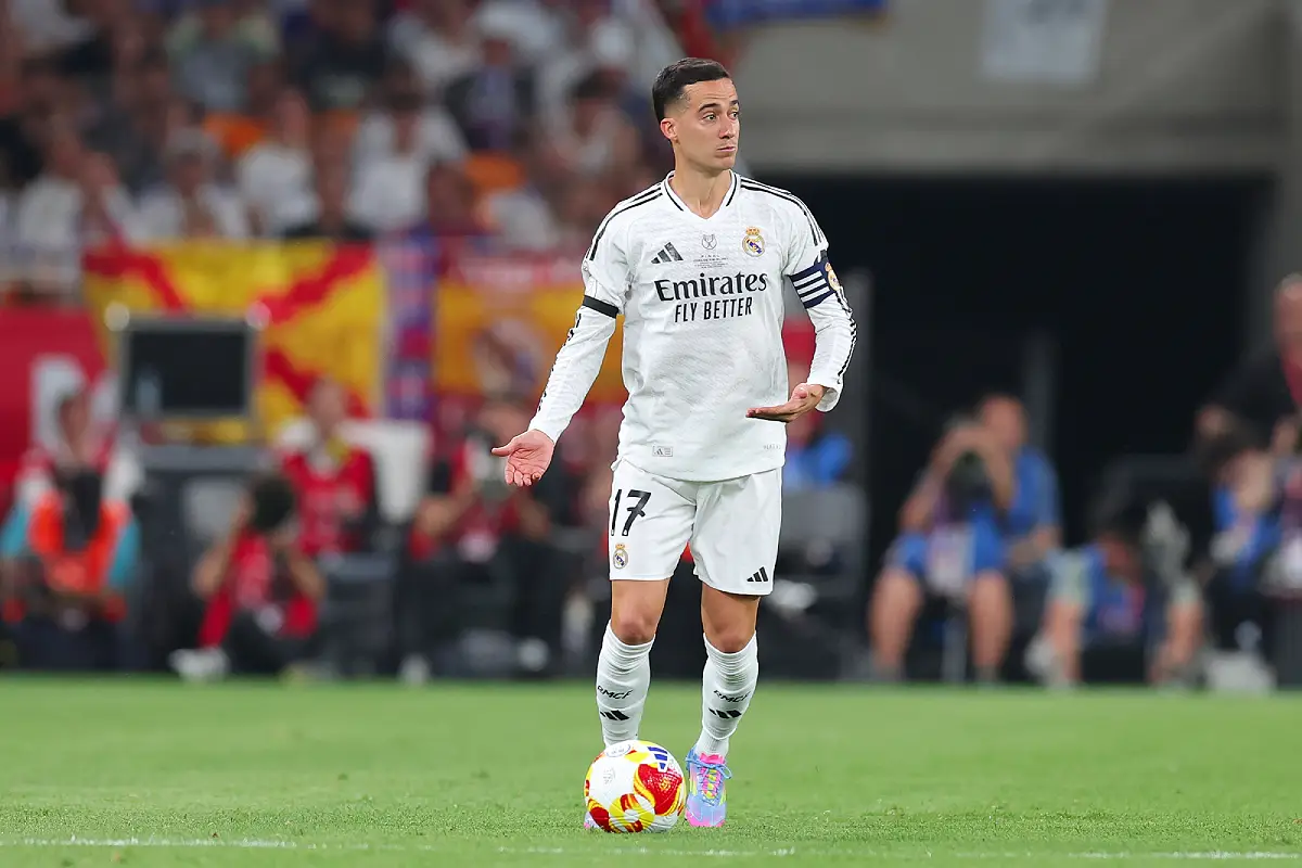 Lucas Vazquez fait partie des deux Espagnols qui ont marqué avec le Real Madrid cette saison (Photo by Fran Santiago/Getty Images).