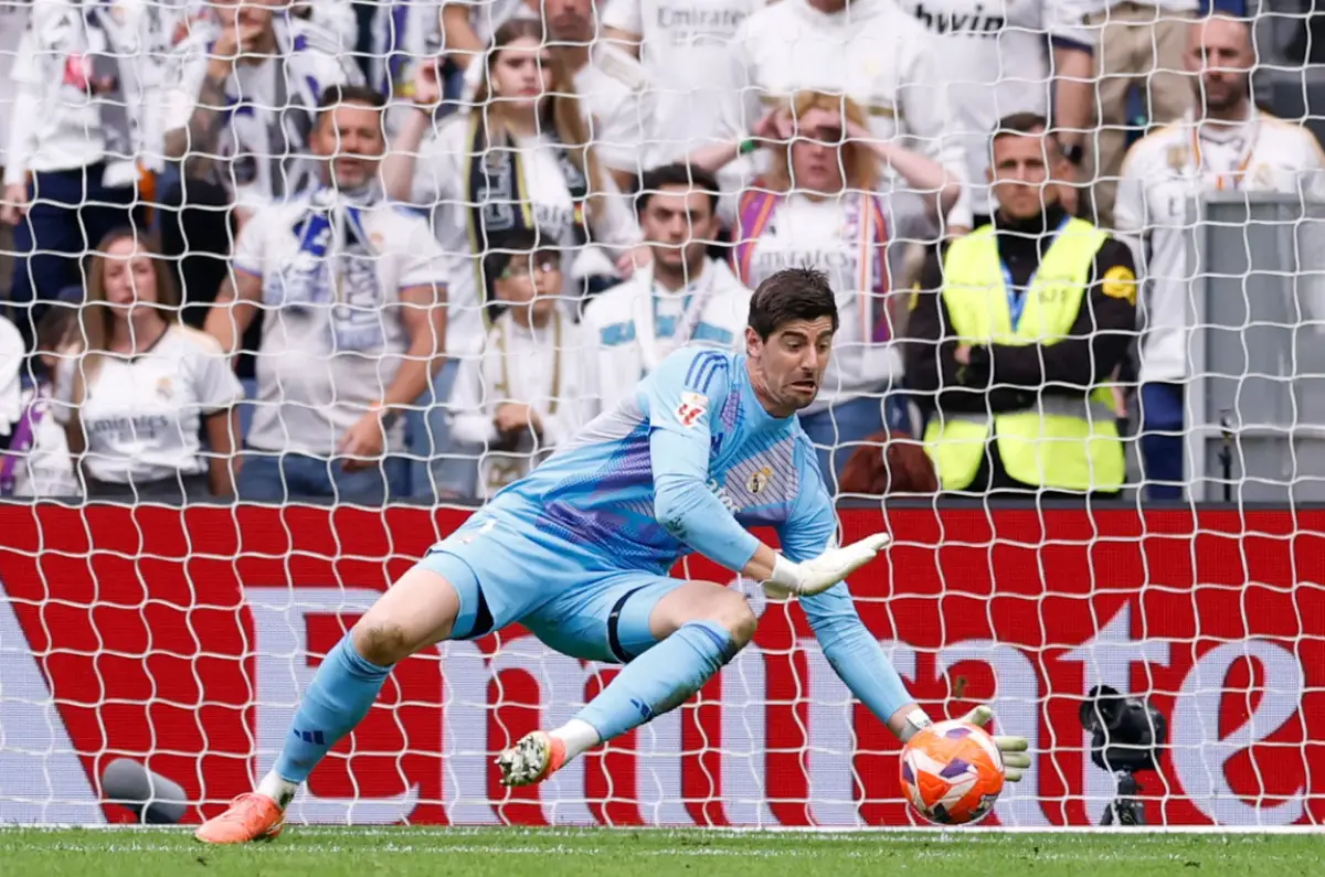 Thibaut Courtois a été le grand artisan de la victoire du Real Madrid (realmadrid.com)