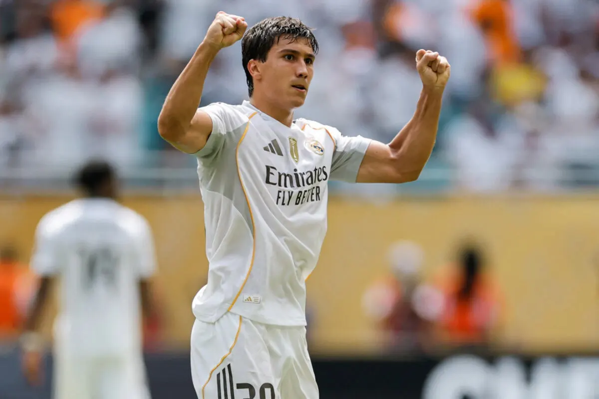 Gonzalo García avec le Real Madrid. (realmadrid.com)