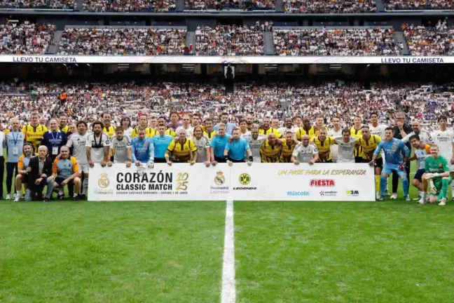 Le Corazón Classic Match 2025 entre le Real Madrid et le Borussia Dortmund. (realmadrid.com)