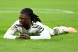 MADRID, SPAIN - APRIL 20: Eduardo Camavinga of Real Madrid CF reacts during the LaLiga match between Real Madrid CF and Athletic Club at Estadio Santiago Bernabeu on April 20, 2025 in Madrid, Spain. (Photo by Florencia Tan Jun/Getty Images