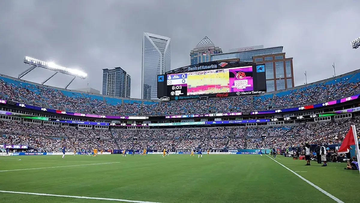 Le Bank of America Stadium de Charlotte (realmadrid.com)