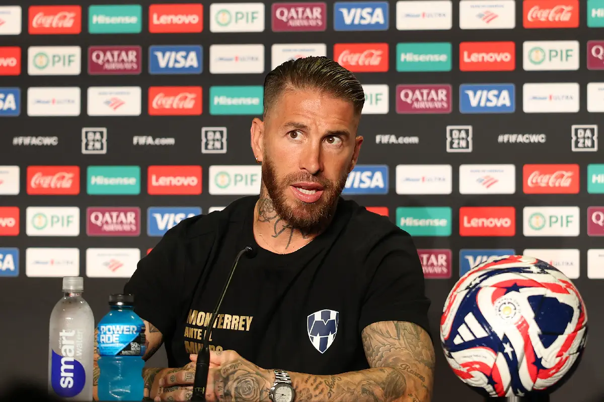 Sergio Ramos a loué Mastantuono face à la presse (Photo by Stu Forster/Getty Images).