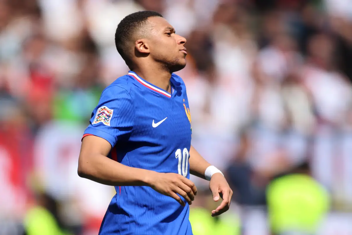 Mbappé avec les Bleus (Photo by Alex Grimm/Getty Images).