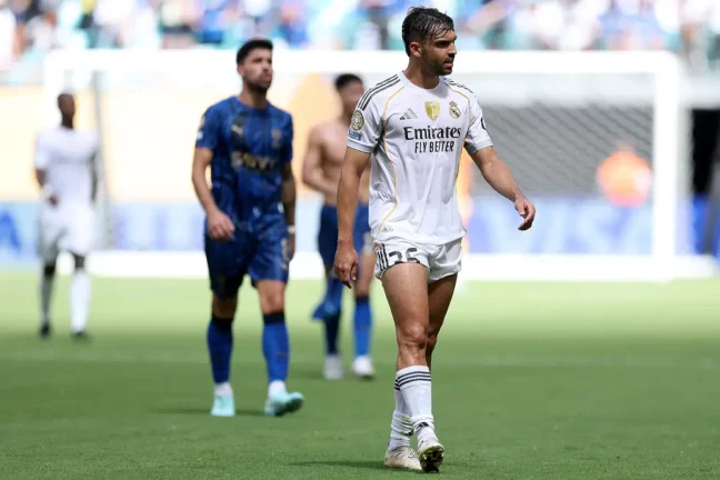 Asencio face à Al-Hilal (Photo by Dan Mullan/Getty Images).