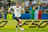 Nick Woltemade, attaquant pisté par le Real Madrid et titulaire à l'Euro U-21 avec l'Allemagne (Photo by Christian Hofer/Getty Images)