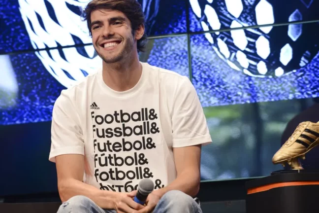 RIO DE JANEIRO, BRAZIL - JUNE 27: Kaka attends a press conference ahead of tomorrow's "The Dugout" YouTube Live TV Show on June 27, 2014 in Rio de Janeiro, Brazil. (Photo by Raphael Dias/Getty Images for Adidas) RIO DE JANEIRO, BRAZIL - JUNE 27: Kaka attends a press conference ahead of tomorrow's "The Dugout" YouTube Live TV Show on June 27, 2014 in Rio de Janeiro, Brazil. (Photo by Raphael Dias/Getty Images for Adidas)
