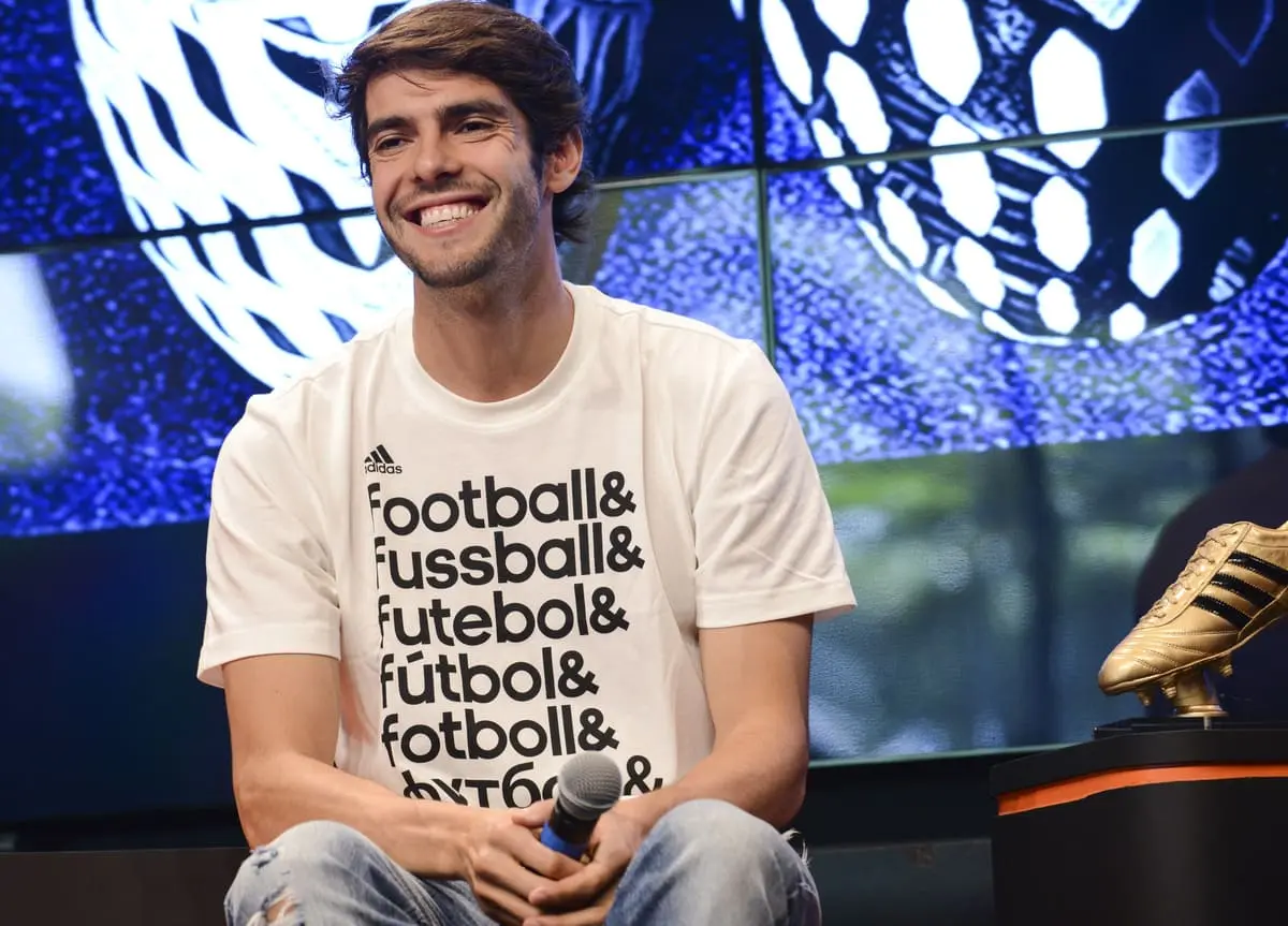 RIO DE JANEIRO, BRAZIL - JUNE 27: Kaka attends a press conference ahead of tomorrow's "The Dugout" YouTube Live TV Show on June 27, 2014 in Rio de Janeiro, Brazil. (Photo by Raphael Dias/Getty Images for Adidas) RIO DE JANEIRO, BRAZIL - JUNE 27: Kaka attends a press conference ahead of tomorrow's "The Dugout" YouTube Live TV Show on June 27, 2014 in Rio de Janeiro, Brazil. (Photo by Raphael Dias/Getty Images for Adidas)
