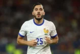 STUTTGART, GERMANY - JUNE 05: Rayan Cherki of France reacts during the UEFA Nations League 2025 semifinal match between Spain and France at Stuttgart Arena on June 05, 2025 in Stuttgart, Germany. (Photo by Alex Grimm/Getty Images)