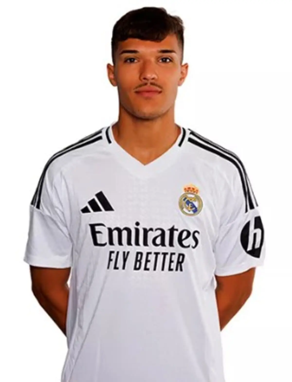 Yusi avec le maillot du Real Madrid (realmadrid.com).