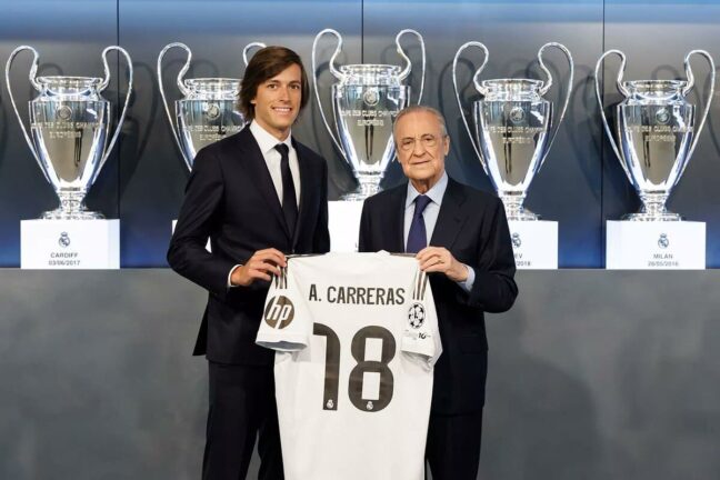 Présentation Carreras Real Madrid