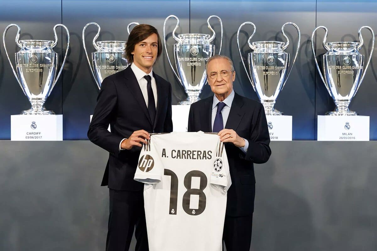 Présentation Carreras Real Madrid